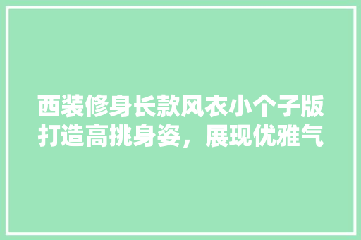 西装修身长款风衣小个子版打造高挑身姿，展现优雅气质